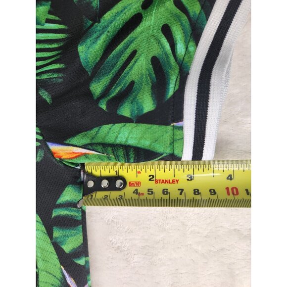 Y2K Rocawear Mens Tropical Floral All Over Print Size Large Vintage Green - Picture 12 of 12